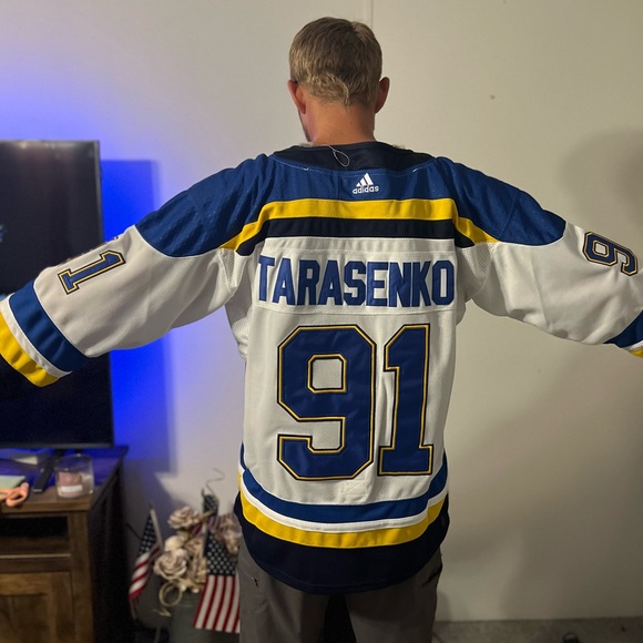 St. Louis Blues Authentic Adidas Stanley Cup Champions Jersey. Brand new w tags